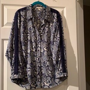 Brand new- ladies button down top